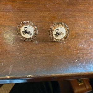 Vintage cuff links model T Car